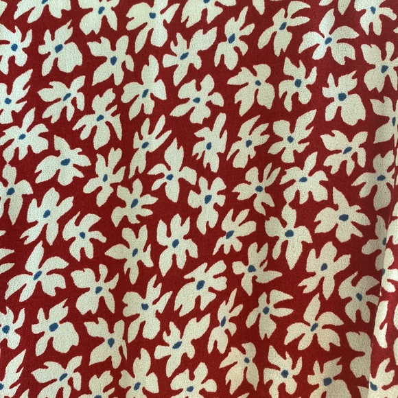 Reformation Red Floral Dress - Picture 3 of 6